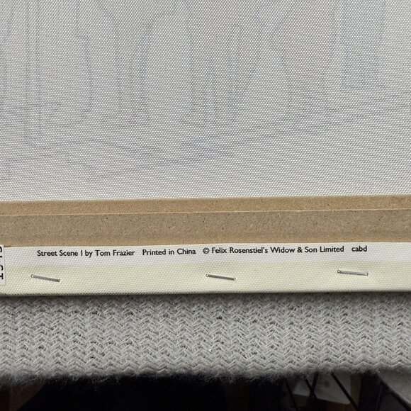 TOM FRAZIER IKEA LYSING Canvas "Street Scene" Graffiti Contemporary Art - Picture 7 of 8